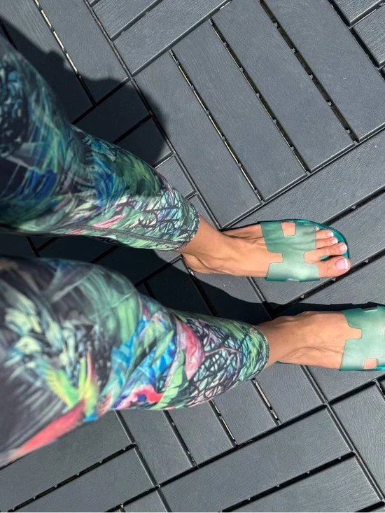 Colorful Transparent Slide Sandals - Multi Color Options - Picture 10 of 10